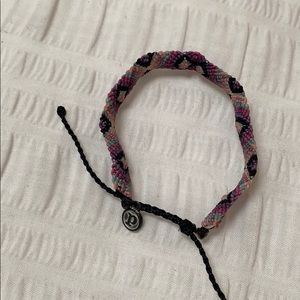 Thick multicolored braided pura vida bracelet